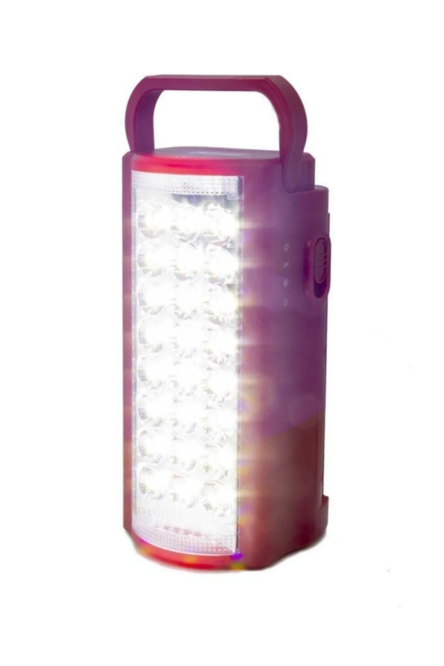 24 Büyük Ledli 80 Saat Yanan Powerbank Özellikli Akülü Led Işıldak