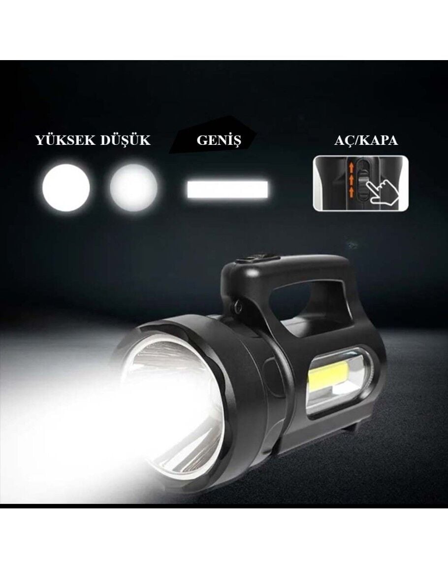 Profesyonel Ultra Güçlü LED El Feneri - Yüksek Performanslı 900 Lümen Aydınlatma