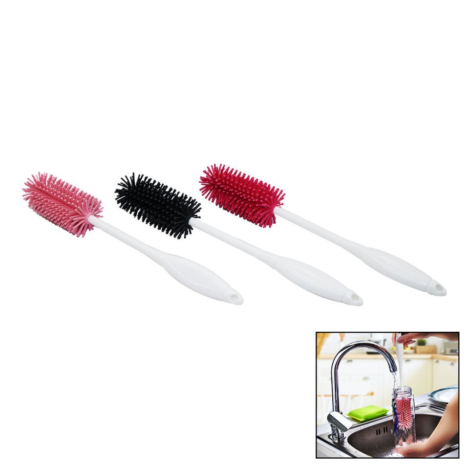 ŞİŞE BİBERON TEMİZLEME FIRÇASI SİLİKON TERMOS SÜRAHİ KAVANOZ KETTLE MATARA