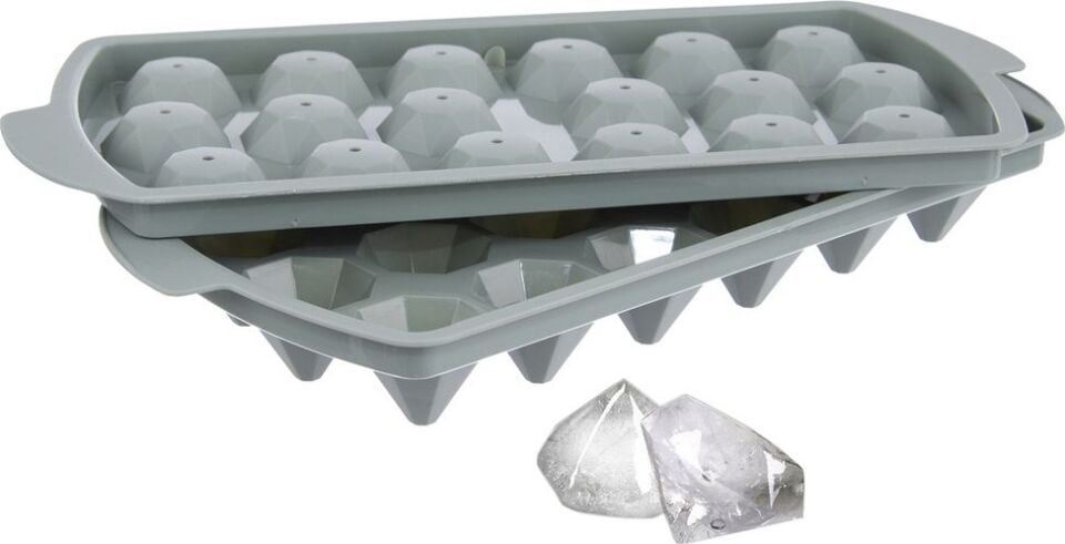Diamond Elmas Şeklinde Buz Kalıbı 18 Bölmeli
