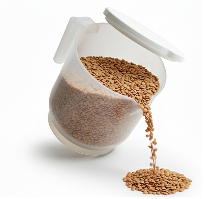 Pratik Mutfak Ölçü Kabı - 2 Litre Dereceli Şeffaf Hazne BPA Free