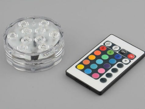 Su Altı Renk Değiştiren Kumandalı Led Lamba