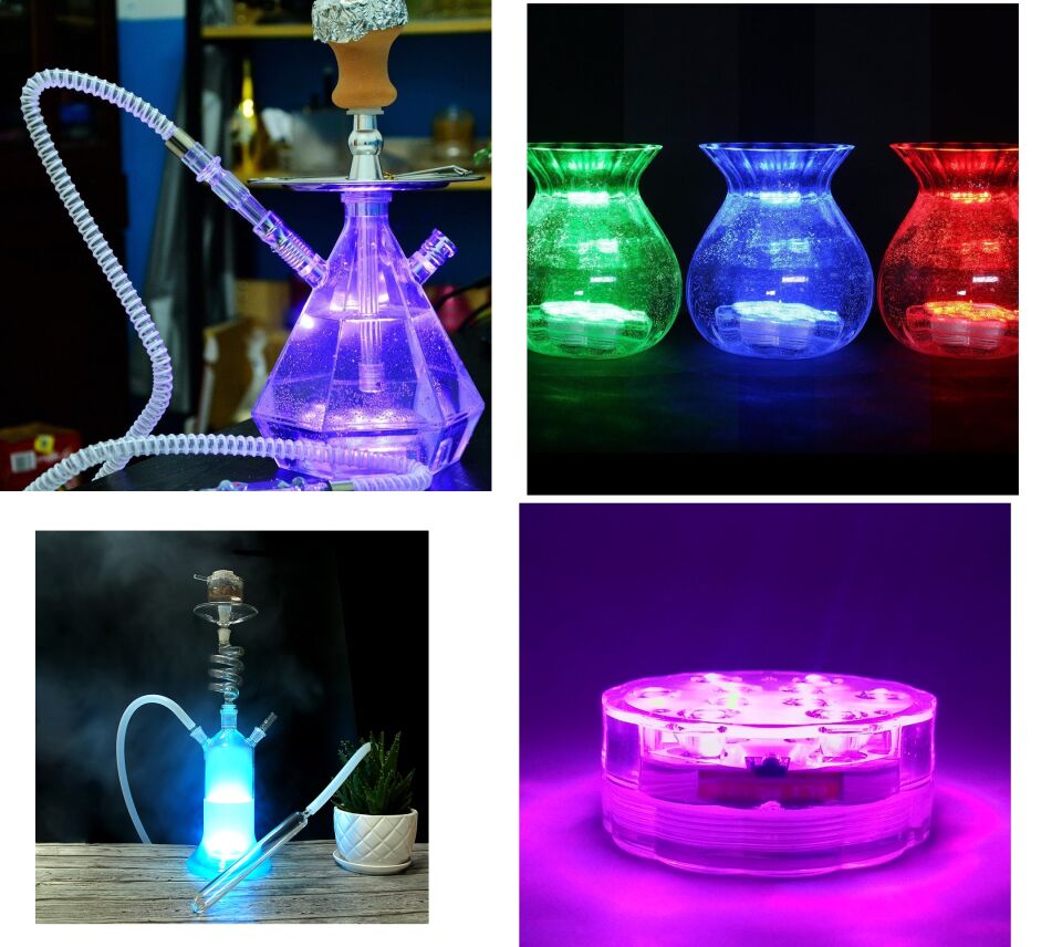 Nargile Işığı Renk Değiştiren Kumandalı Led Lamba