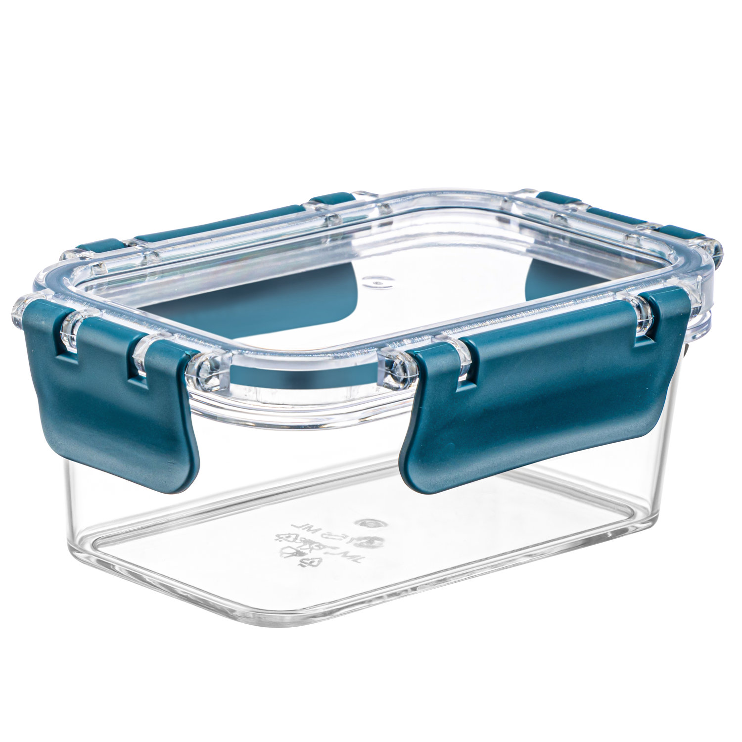 3 Adet Akrilik Saklama Kabı Vakumlu Dikdörtgen Erzak Bakliyat Kabı - 375 ML