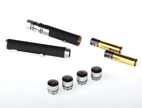 Yeşil Lazer Pointer 50 mW 15 Km Etkili (5 Başlıklı)