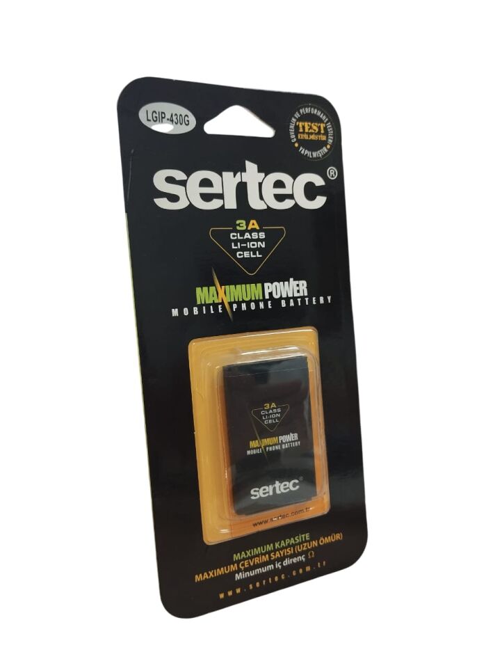 SERTEC - LG CF360 / LGIP-430G Uyumlu Batarya