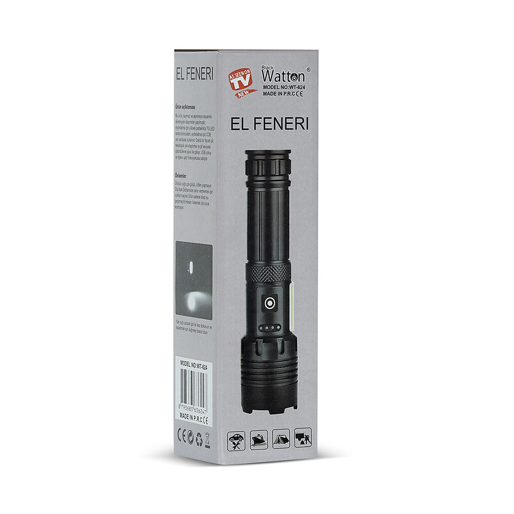 7 Mod TX6 Powerbank El Feneri WT-624