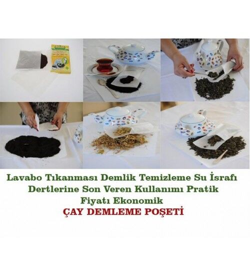 Ev Tipi Çay Demleme Poşeti 25Li Paket