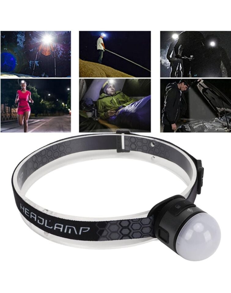 Kafa Lambası Kafa Feneri Şarjlı Profesyonel COB Fener 7 Modlu