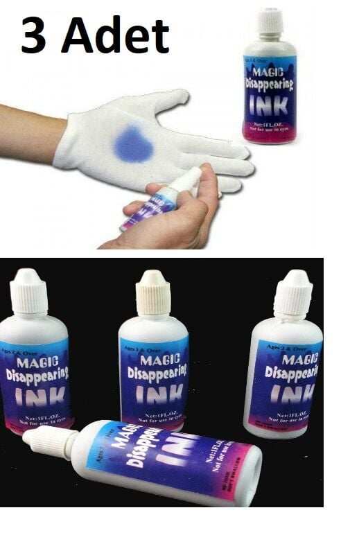3 Adet Sihirli Şaka Mürekkebi