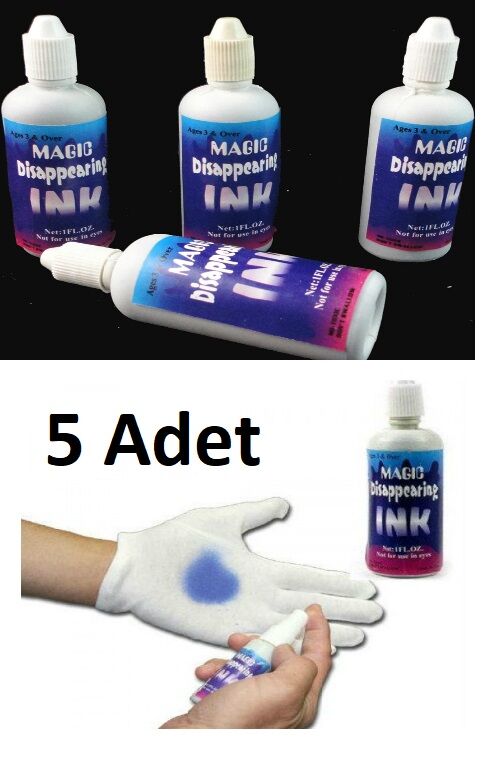 5 Adet Sihirli Şaka Mürekkebi