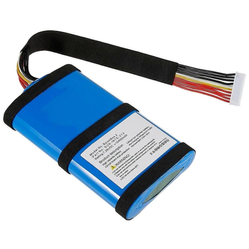 Sertec JBL Boombox 2 uyumlu 7.4V 10.400 mah Soketli Batarya