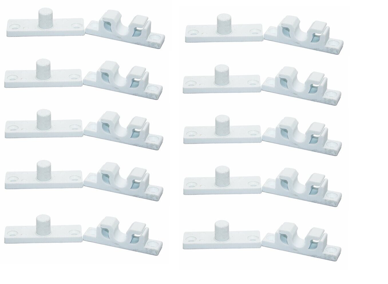 10 Adet Plastik Beyaz Sineklik Çıtçıtı – Dayanıklı ve Pratik Sineklik Sabitleme Aparatı