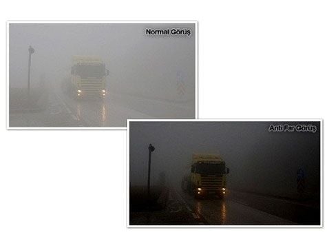 Anti Far Gece Görüş Gözlüğü Metal LÜX