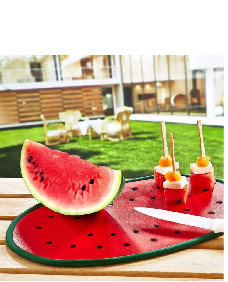 Karpuz Figürlü Kaydırmaz Kesme Tahtası Doğrama Panosu