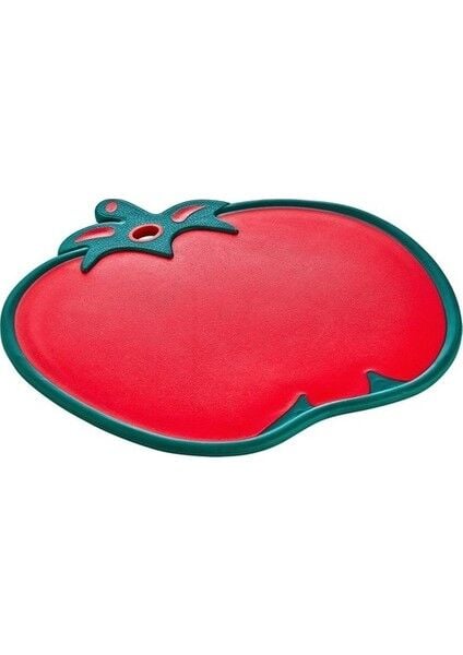 Domates Figürlü Kaydırmaz Kesme Tahtası Doğrama Panosu