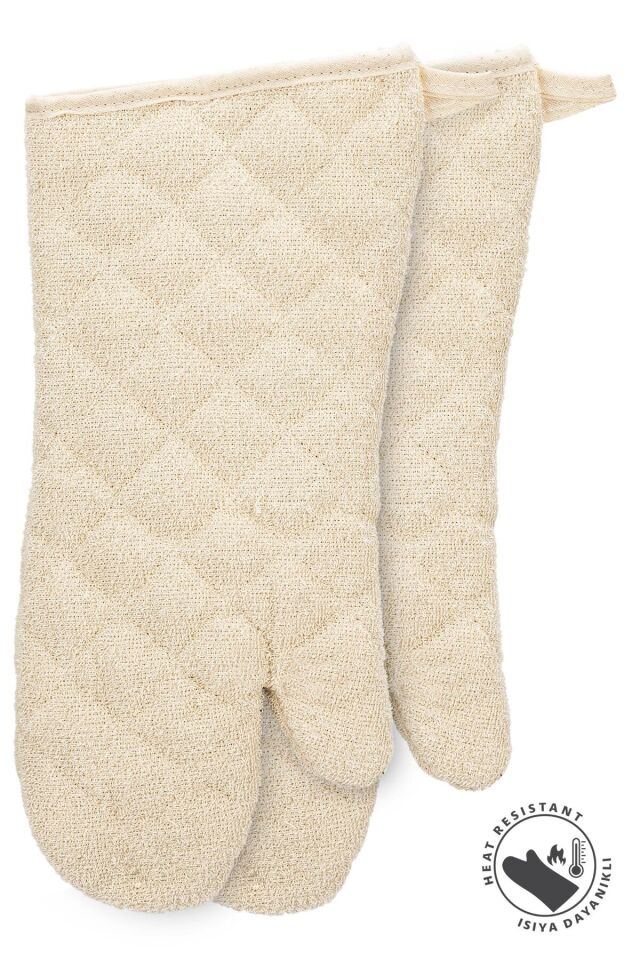 Fırın Eldiveni Isıya Dayanıklı Termo Astarlı LÜX Fırın Eldiveni