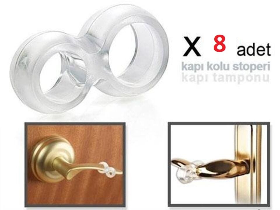 Kapı Kolu Stoperi - Kapı Tamponu - 8 Adet