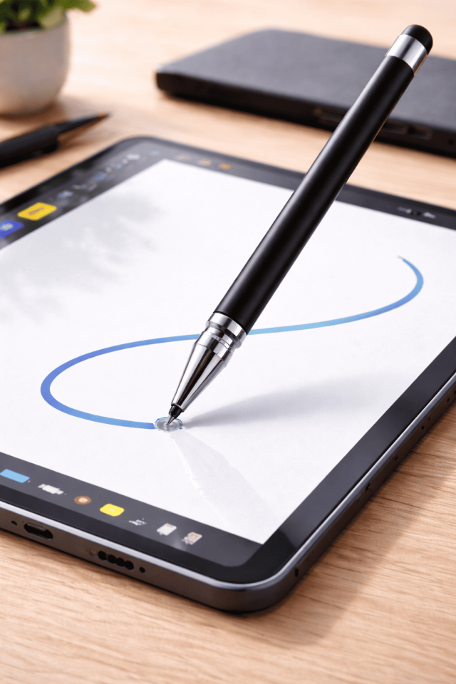 Vivo Y33S Uyumlu Dokunmatik Stylus Kalem Disk Uçlu Hassas Tablet Telefon Çizim Kalemi