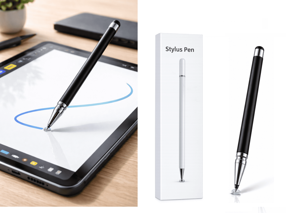 Vivo Y33S Uyumlu Dokunmatik Stylus Kalem Disk Uçlu Hassas Tablet Telefon Çizim Kalemi