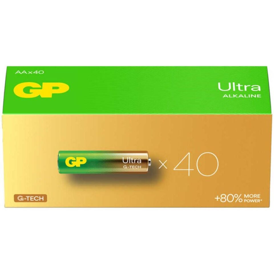 GP Ultra Alkalin AA Kalem Pil 40'lı Paket